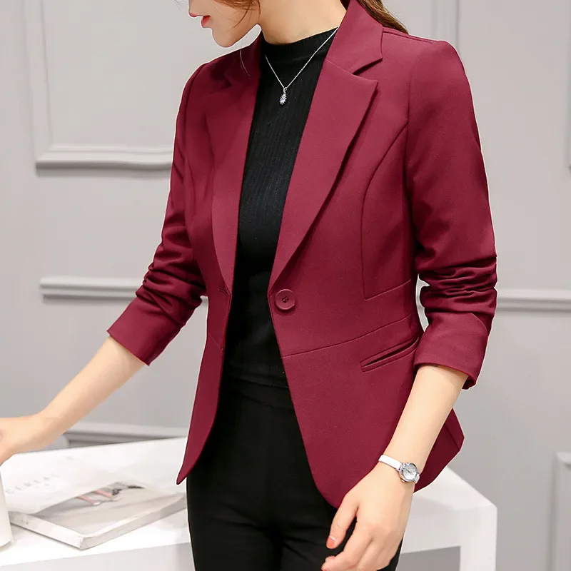 Street-Wave Clara Women's Tailored Slim Fit Office Blazer For Professionals