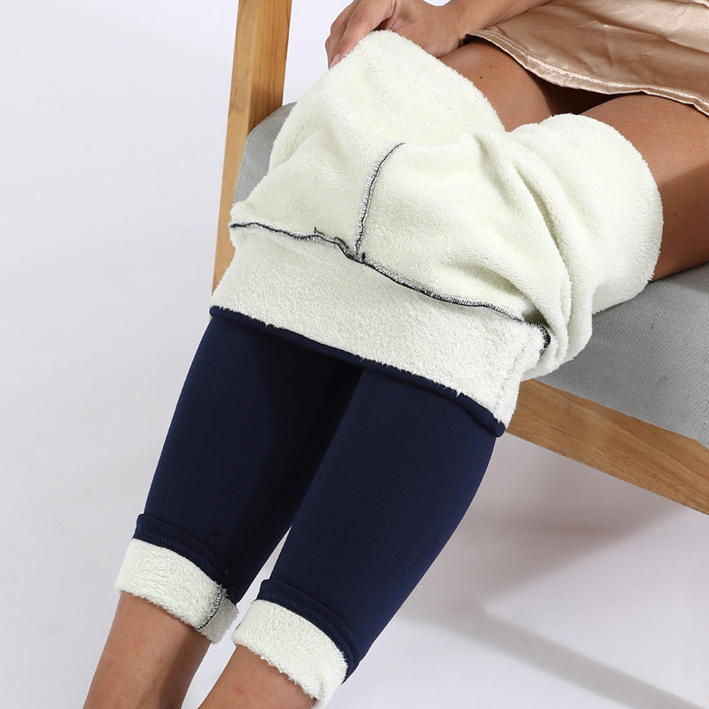 Street Wave Womens Leggings Flattering Fleece Lined Stretch Knit Full Length