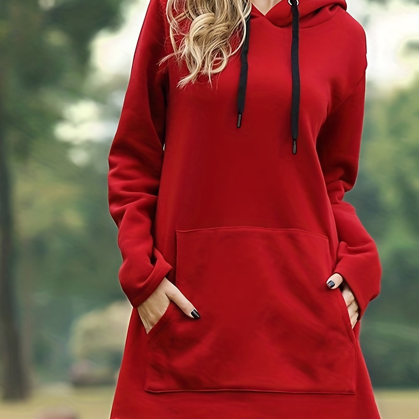 Streetwave Pink Hoodie Dress For Women Minimalist Casual Comfort Flattering Fit Effortless