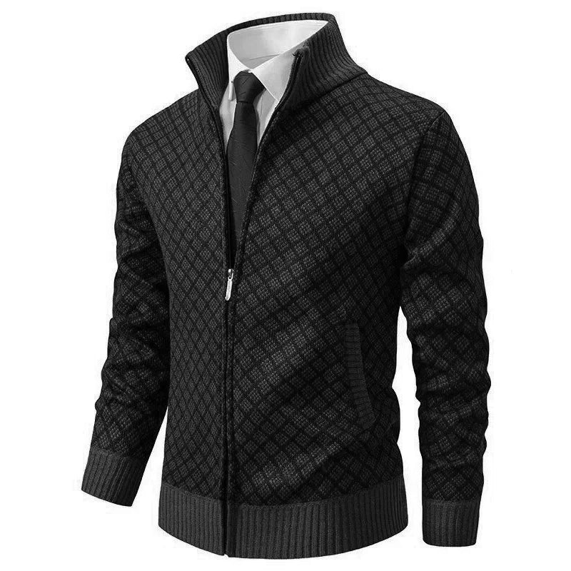 Street-Wave Wool Jacket For Men André Elegant Classic Modern Blend For Business And City Smart Casual