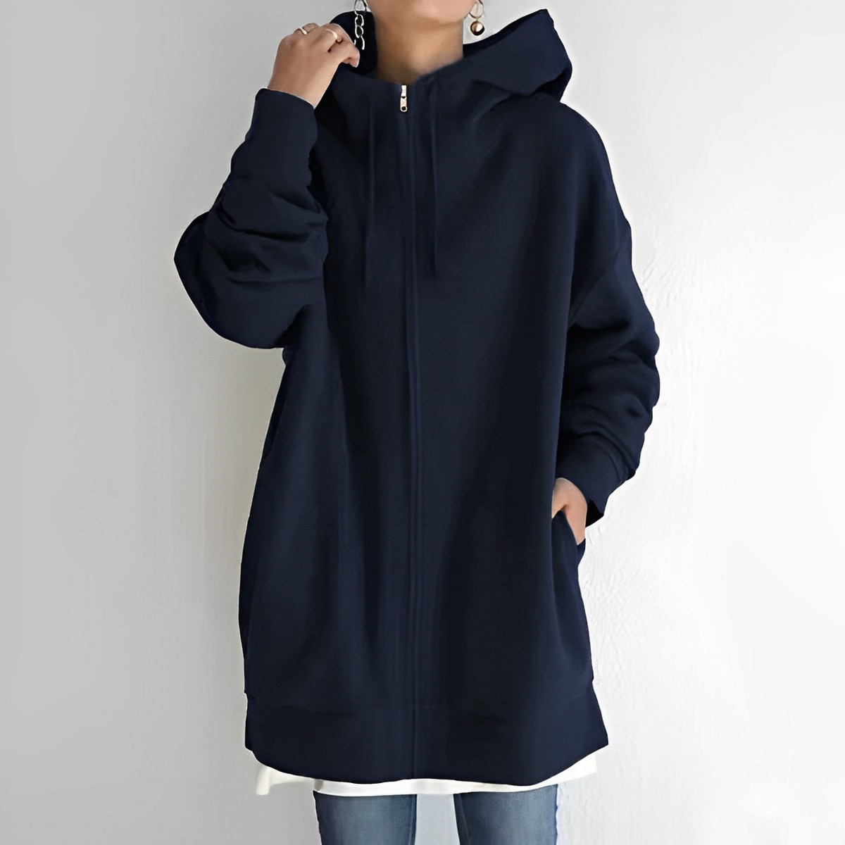 Street-Wave Women's Confidence Hoodie Cozy Warmth and Style Boost for Modern Busy Women Everyday Wear