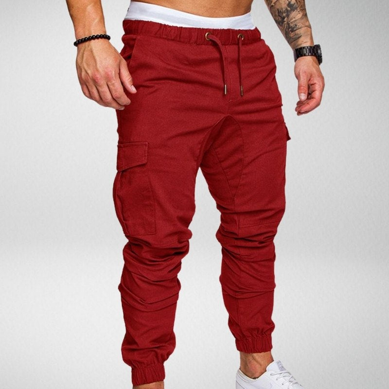 Street-wave Urban Tactical Cargo Joggers for Men - Premium Comfort, Adjustable Waist, Cargo Pockets