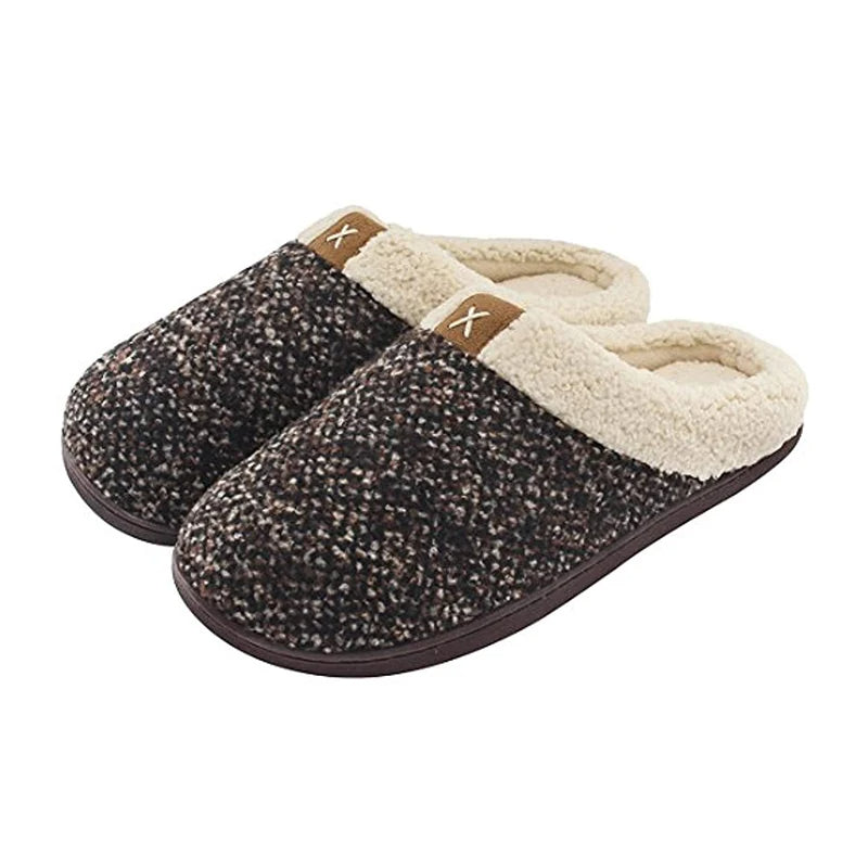 Street-wave Unisex Orthopedic Slippers For Men And Women Warm Memory Foam Cloud Steps Thick Cushioned Sole Anti Slip