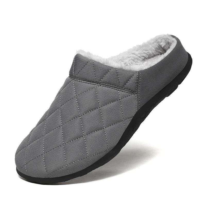Street Wave Unisex Winter Slippers With Plush Cotton Lining For Comfort And All Day Warmth For Men And Women