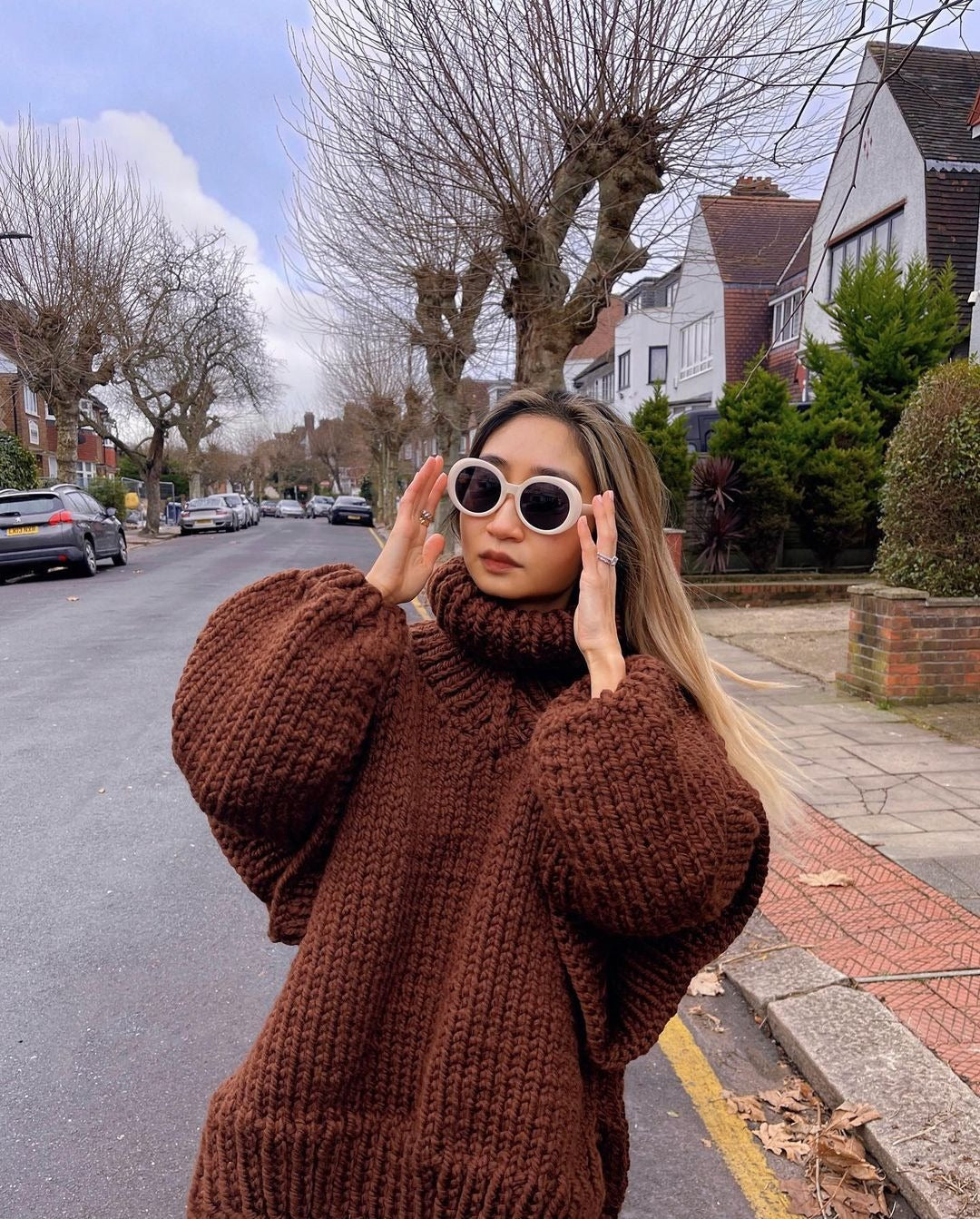 Street-wave Oversize Knit Rollneck Sweater For Women Cozy Chunky Warm Winter Essential