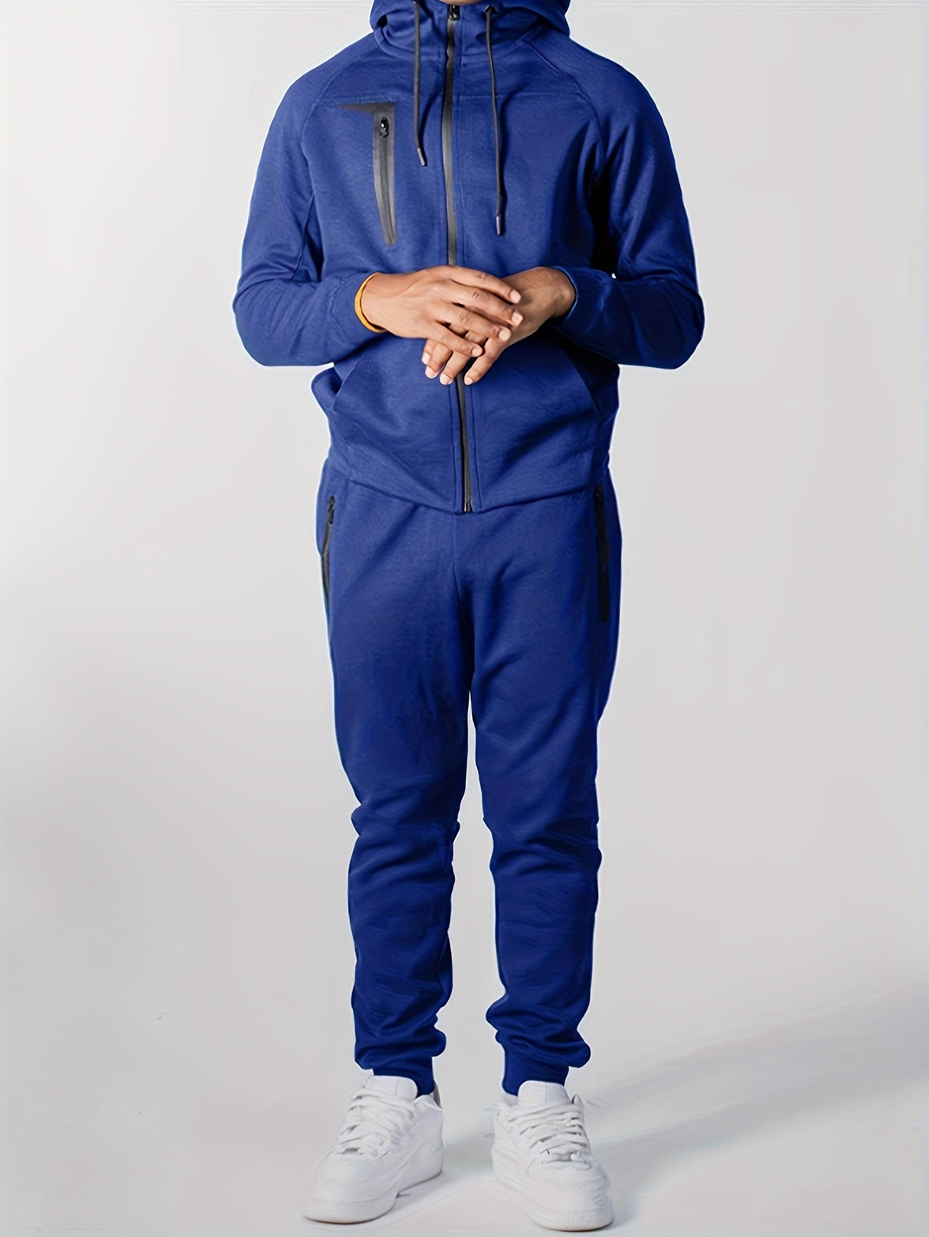 Street-Wave Zip Hoodie Unisex Premium Casual Sweatshirt With High Stretch Polyester For Urban Athleisure