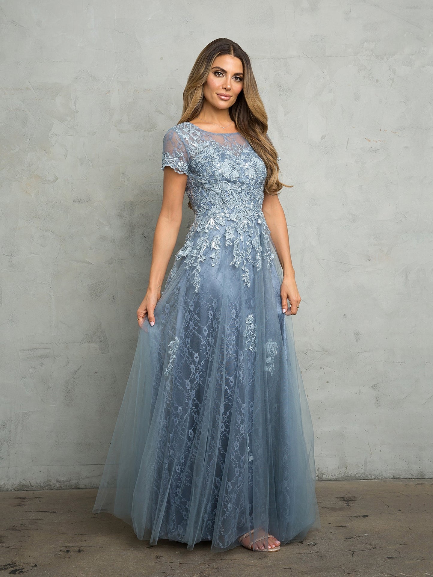 Street Wave Eva Fashion 5261 Elegant Lace Aline Mother Of The Bride Dress