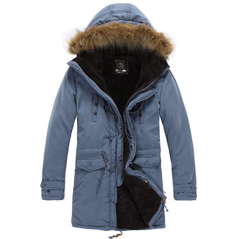 Streetwave Mens Functional Parka With Detachable Hood And Cozy Inner Lining For Winter Outdoors