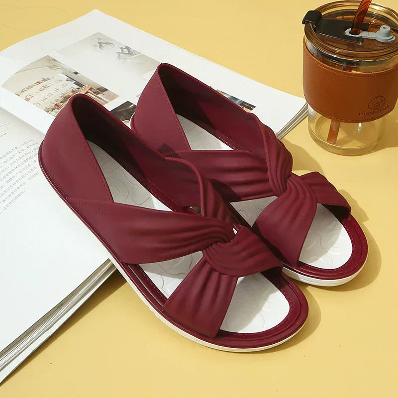 Women's Casual Sandals with Adjustable Straps and Cushioned Footbed