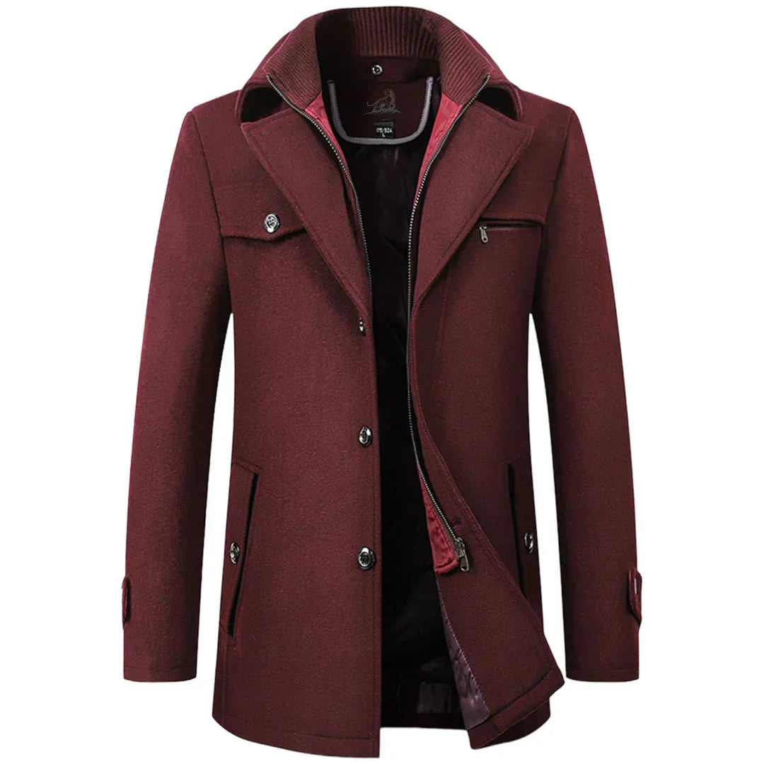 Street-wave Mens Casual Winter Jacket Insulated Warmth Modern Fit For Cold Weather Comfort