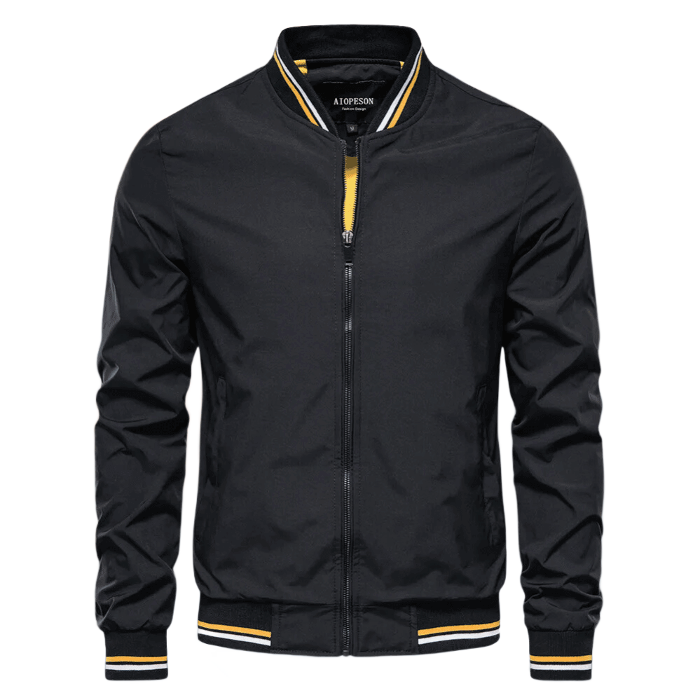 Streetwave Lightweight Polyester Bomber Jacket For Men Sporty Everyday Wear Easy Fit Versatile Style