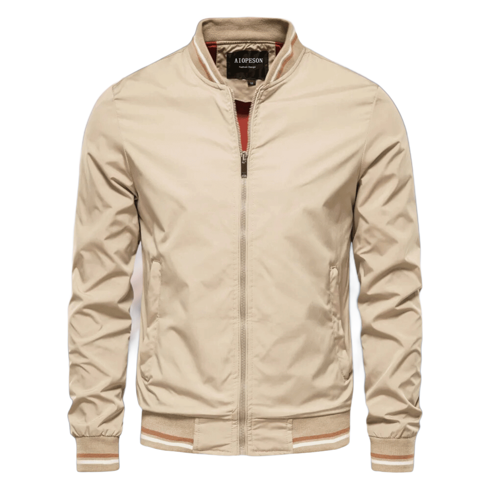Streetwave Lightweight Polyester Bomber Jacket For Men Sporty Everyday Wear Easy Fit Versatile Style