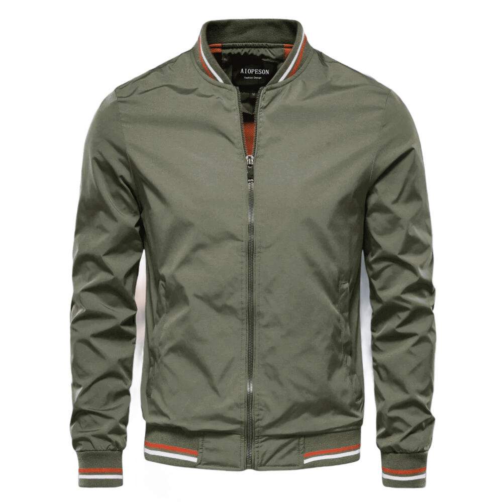 Streetwave Lightweight Polyester Bomber Jacket For Men Sporty Everyday Wear Easy Fit Versatile Style