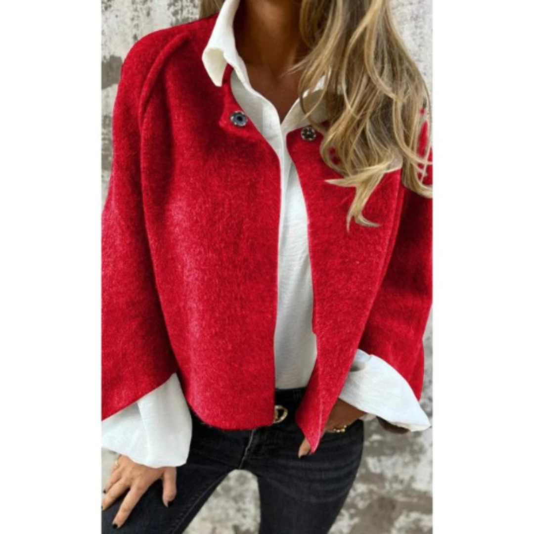 Street-Wave Cozy Warm Cardigan For Women Soft Fleece Knit With Elegant Comfort Winter
