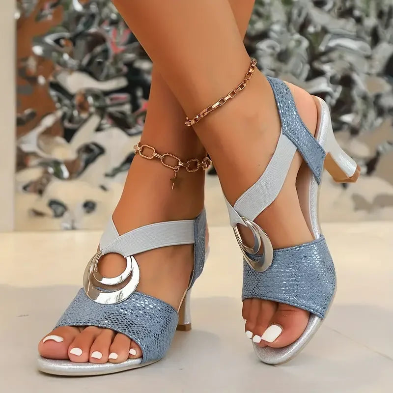 Women's Ankle Strap Sandals with Adjustable Fit and Secure Closure
