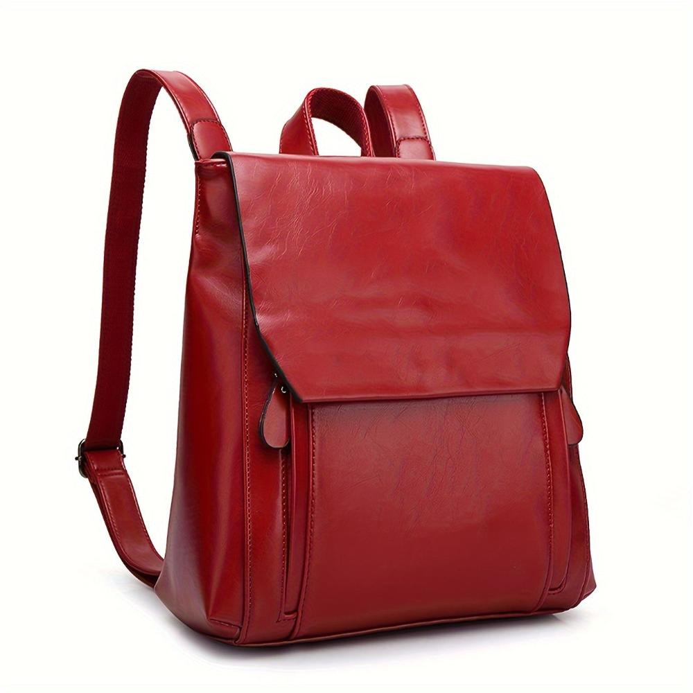 Street-Wave Emily Vegan Leather Backpack For Women On The Go Sleek Structured