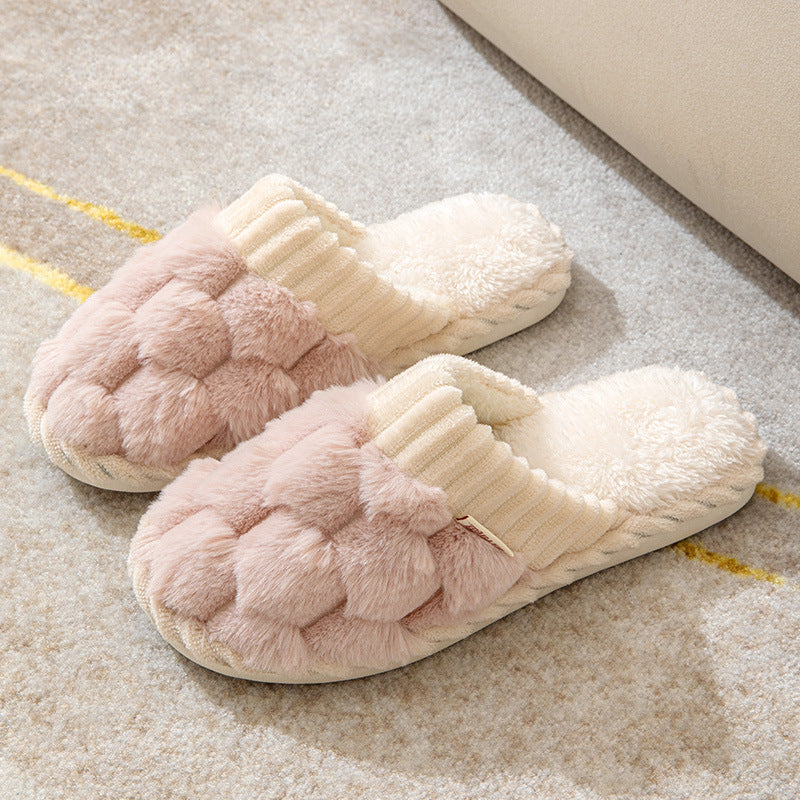 Women's Plush Slippers Street-wave With Soft Fur Lining for Cozy Luxury Comfort at Home
