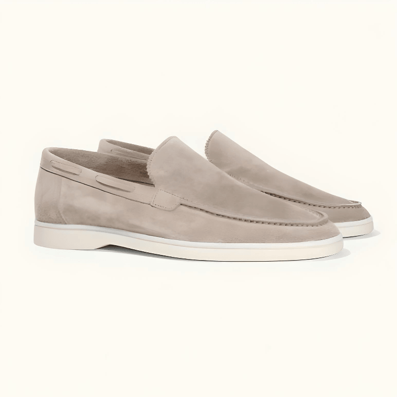 Street Wave Men's Leather Loafers for All Day Comfort, Premium Suede, Office to Casual