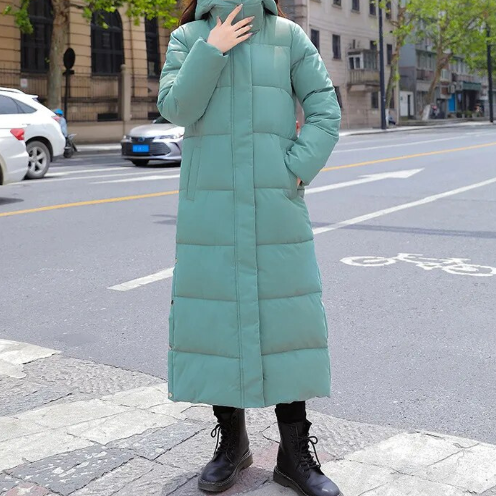 Streetwave Long Puffer Parka For Women Arctic Insulated Winter Coat With Hood And Warmth