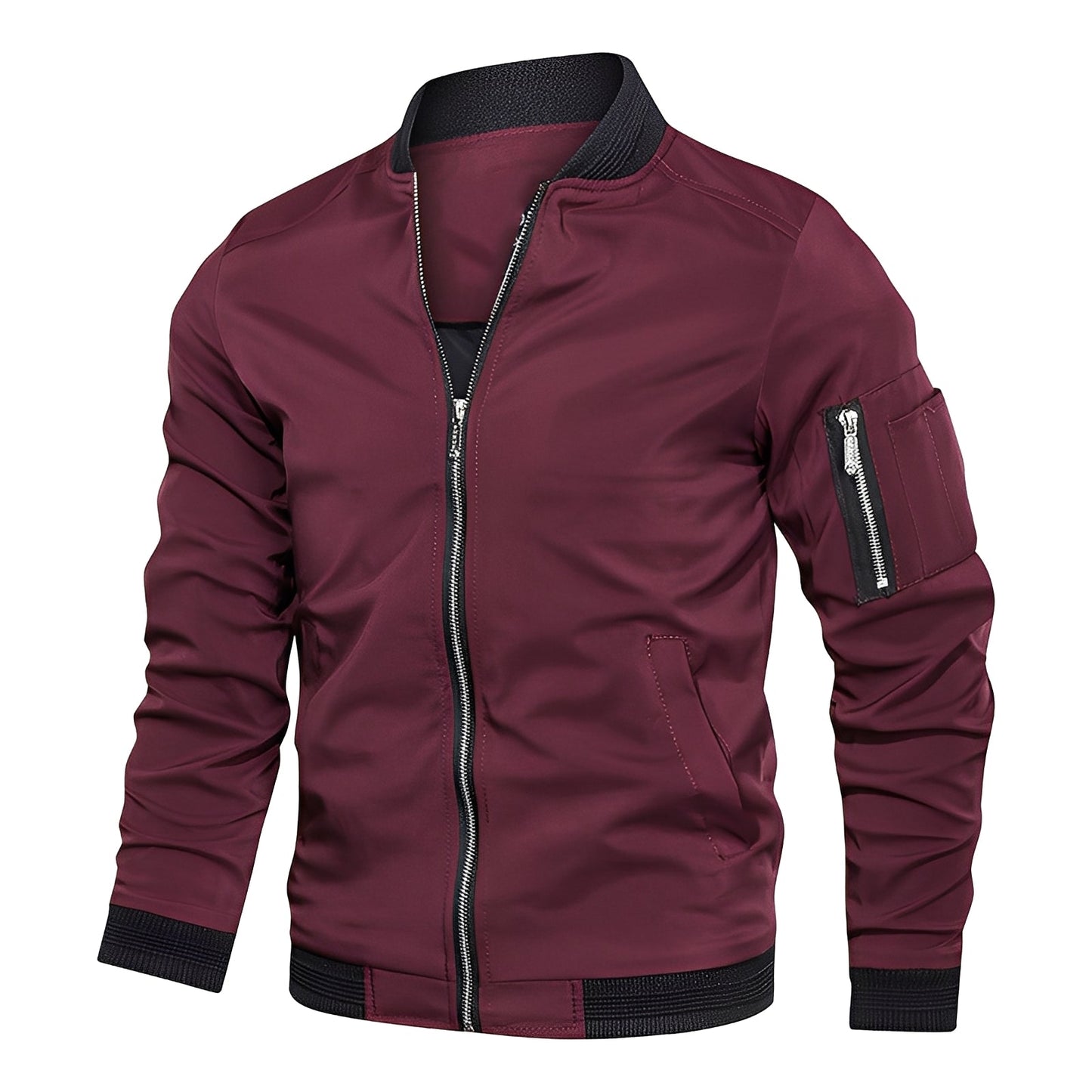 Street-wave Men's Bomber Jacket Modern Sport Style With Premium Comfort For Everyday Wear