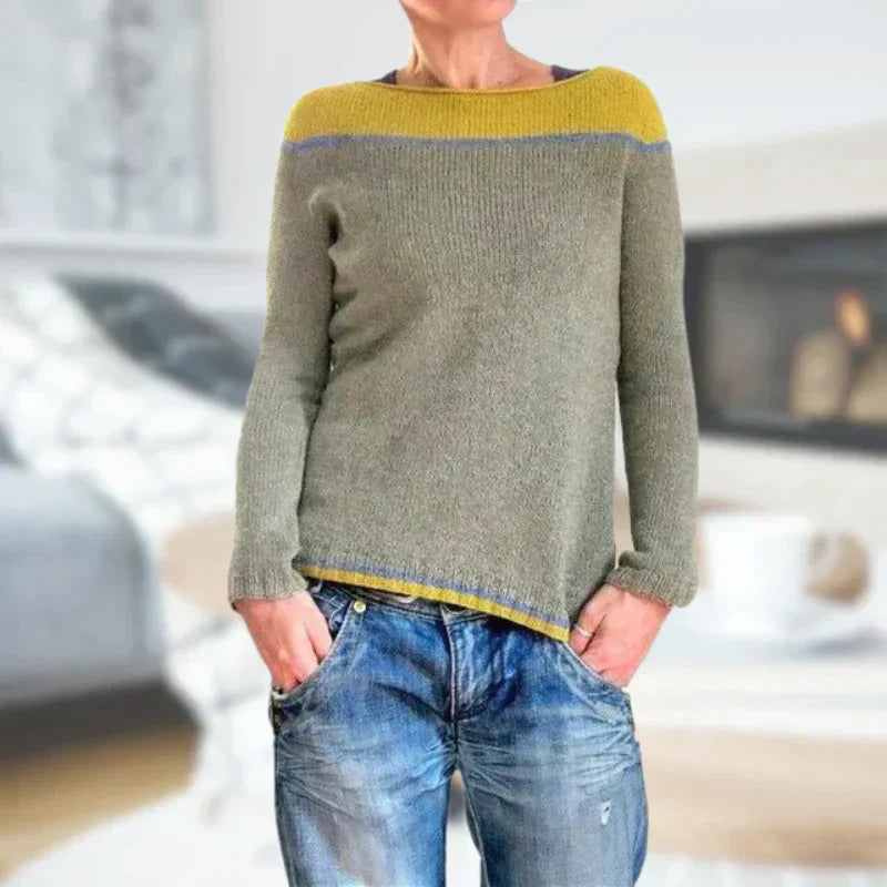Street-Wave Cozy Knit Sweater For Women All Day Comfort Warmth And Trendy Style For Casual Everyday Wear
