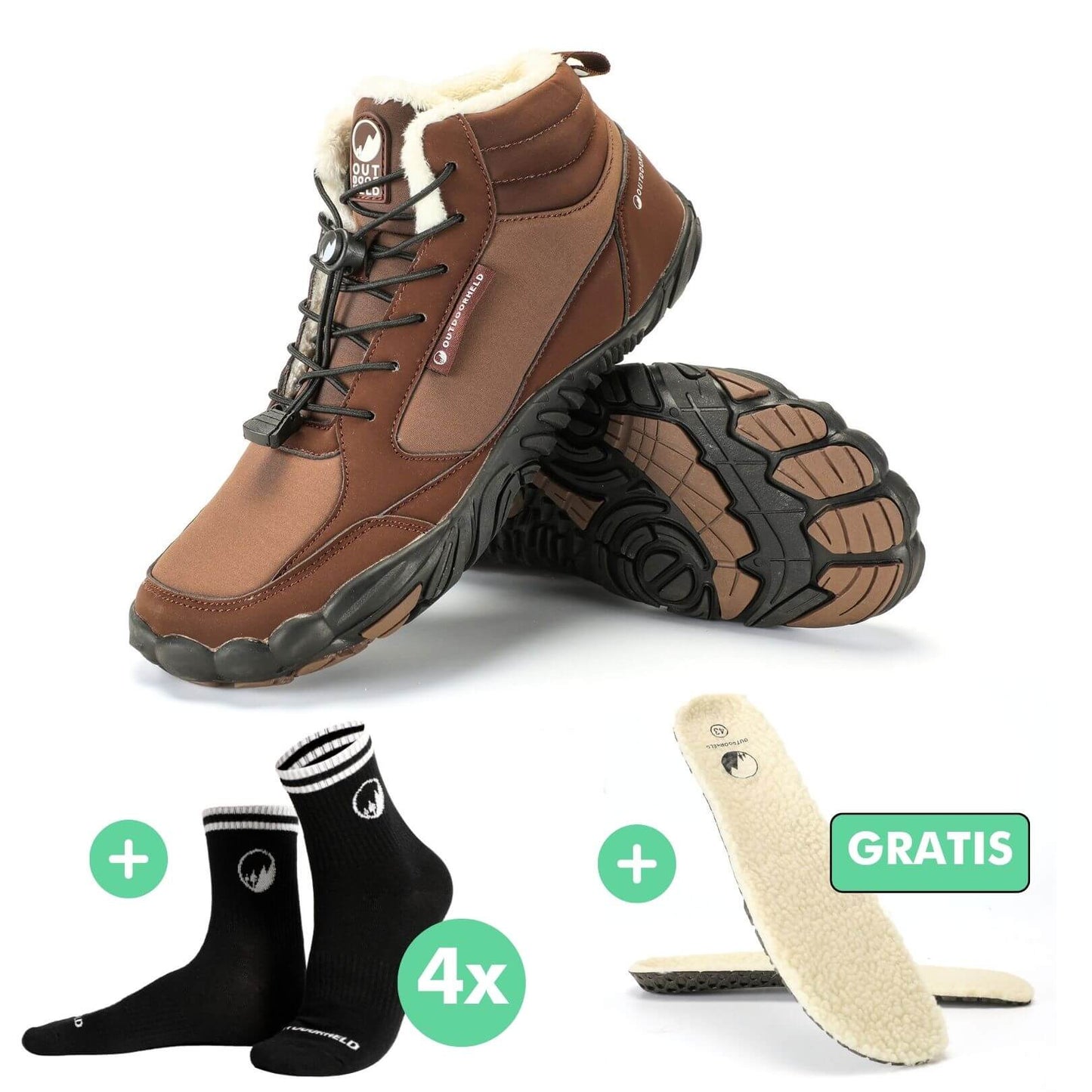 Orthopedic Winter Boots Street-Wave All Day Comfort Warmth And Arch Support For Foot Health