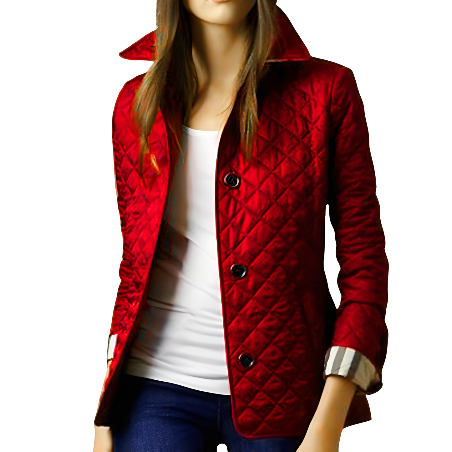 Street-wave Slim Fit Quilted Jacket For Men With Button Front And Premium Comfort