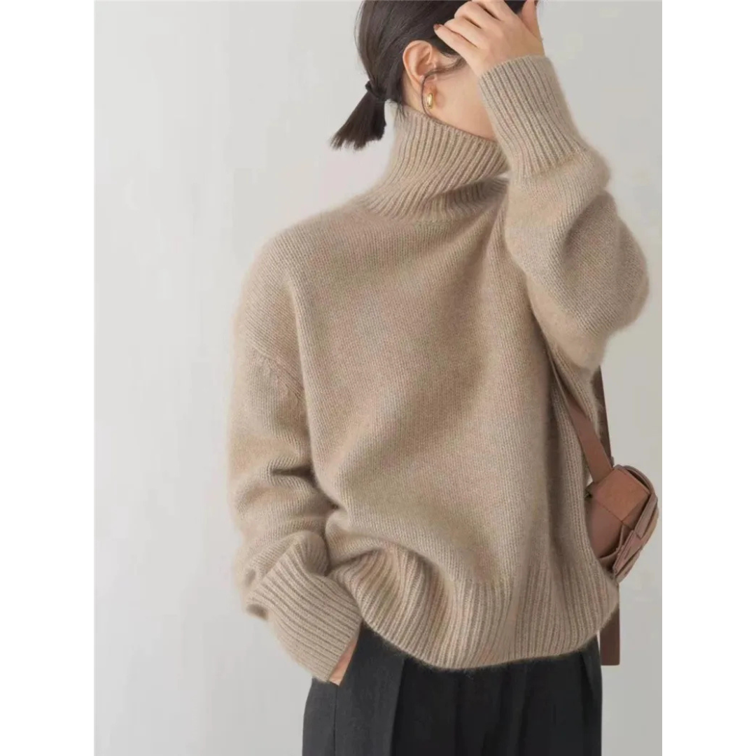Street-Wave Naomi Warmth Rollneck Sweater For Women Cozy Premium Knit For Cold Days