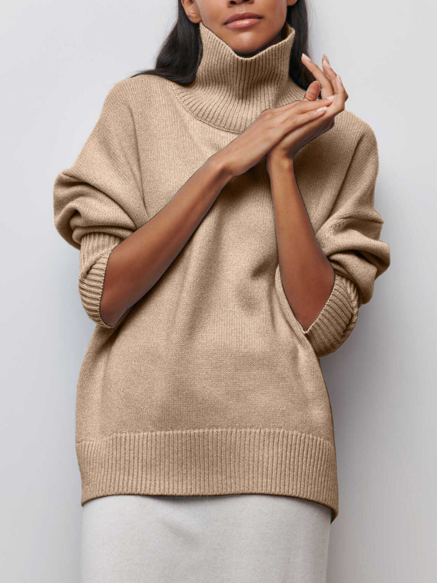 Streetwave Womens Turtleneck Sweater Cozy With High Neck For Elegant Winter Style And Warmth