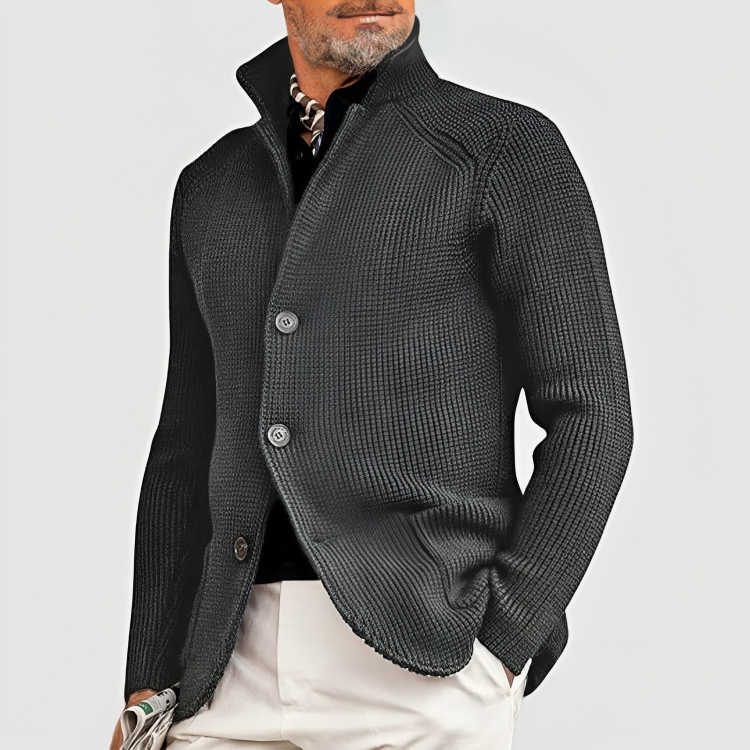Street-wave Mens Cashmere Coat With Button Front Premium Luxury Outerwear For Everyday Elegance