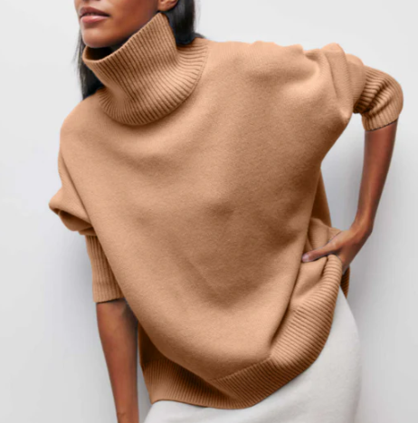Street Wave Otrana Turtleneck Sweater For Women Elegant Lightweight Comfort And Flattering Fit