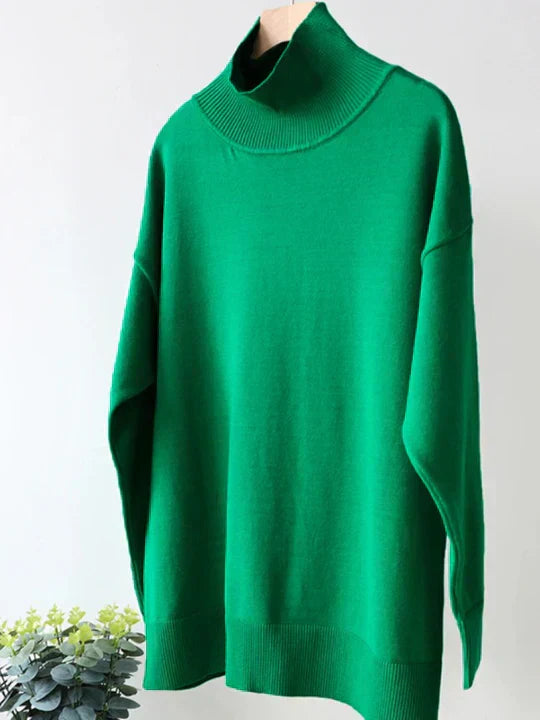 Womens Winter Knit Sweater Cozy Warmth Streetwave Elegant Fit For Modern Women Everyday Wear