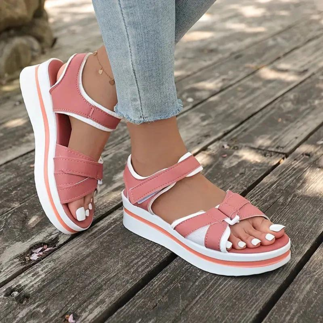 Street-Wave Platform Sandals For Women With Orthopedic Comfort And Lightweight Design