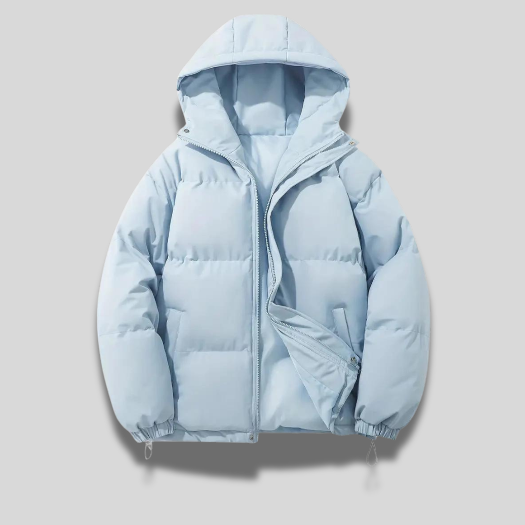 Street-Wave Womens Bomber Jacket - Modern Cozy Winter Coat With Hood For Warmth And Style