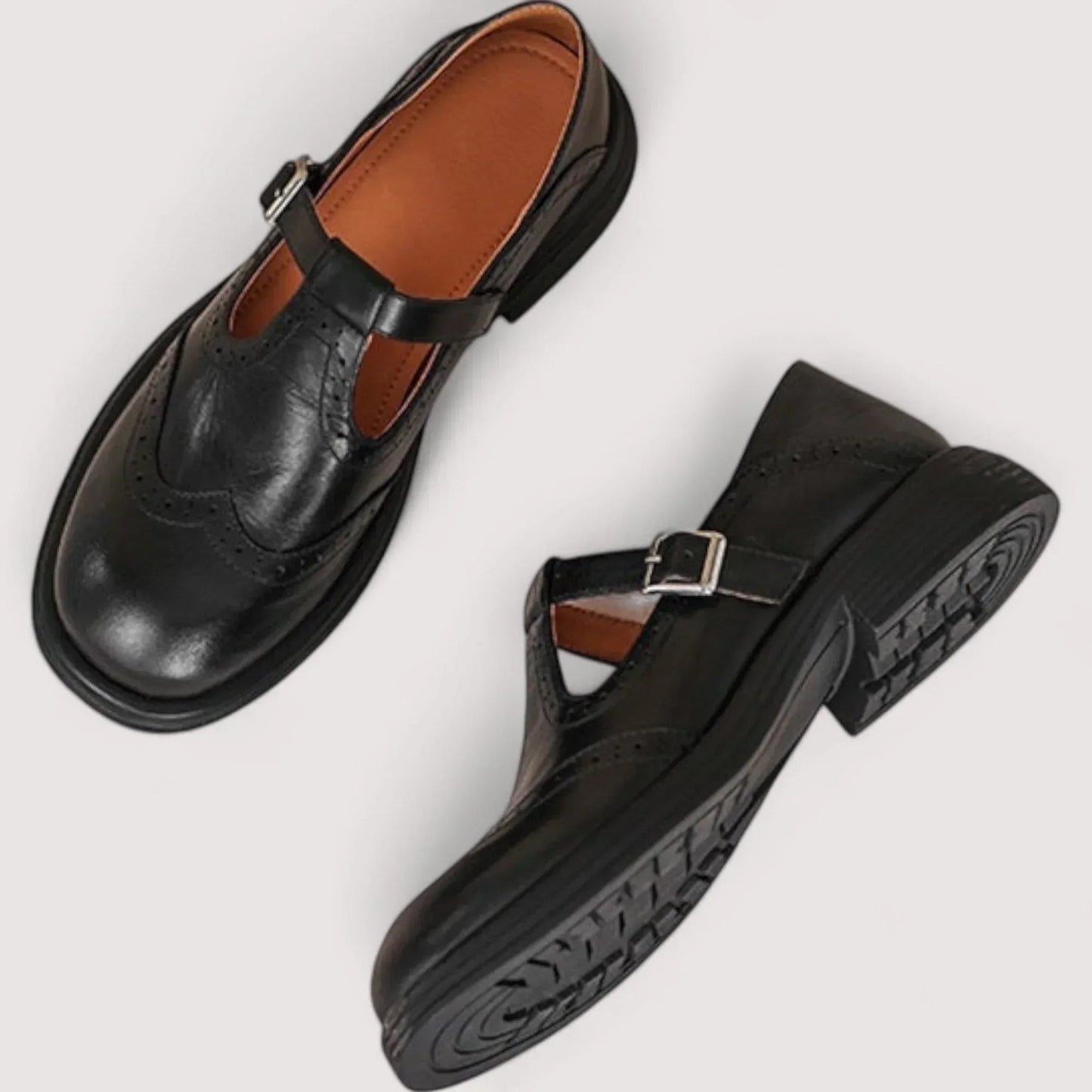Women's Mary Jane Shoes with Classic Design and Secure Fit