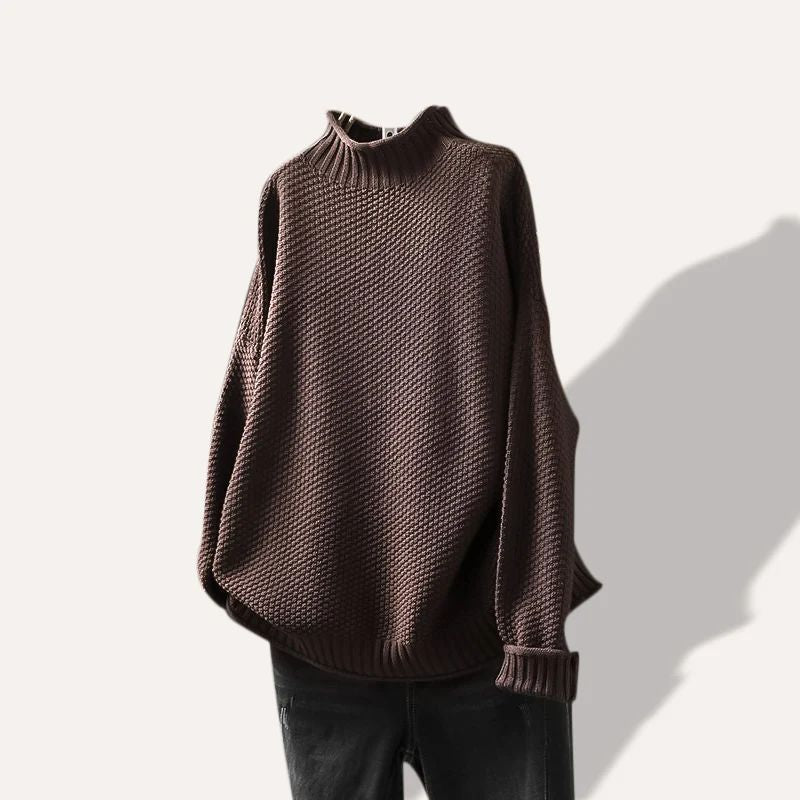 Lea Soft Wool Sweater For Women Street-Wave Cozy Breathable Knit