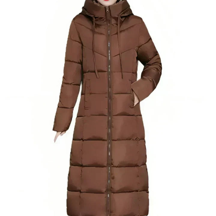 Street-Wave Long Puffer Jacket For Women Cozy Warmth Insulated Lining Stylish Winter Must-Have