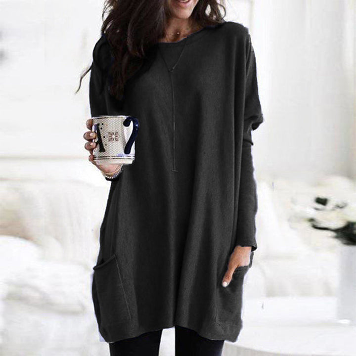 Street Wave Plus Size Oversized Sweater With Pocket For Curvy Women Cozy Chic Everyday