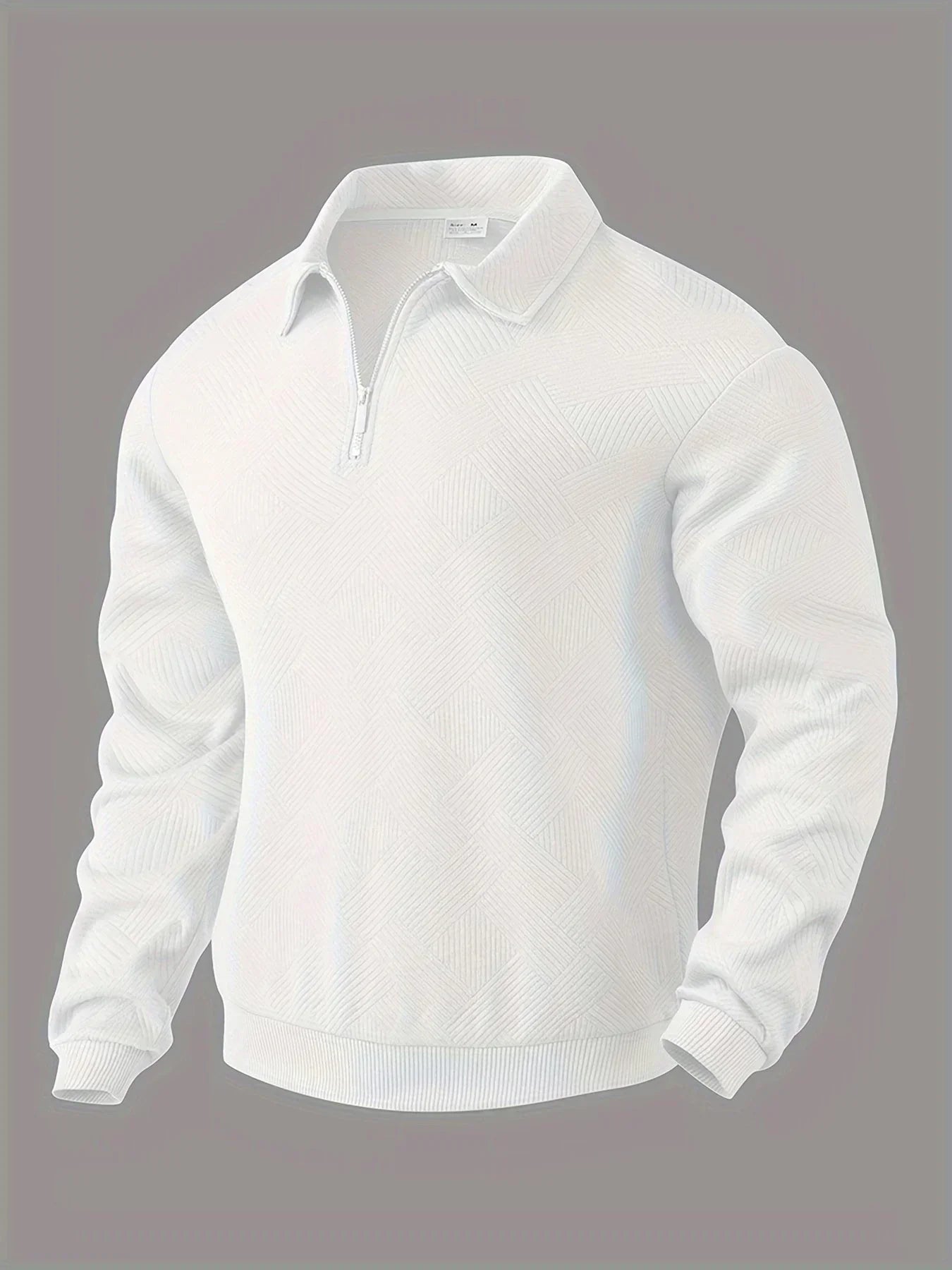 Street-wave Pullover For Men Geometric Knit Warmth Vintage Style Cozy Comfort For Everyday Wear