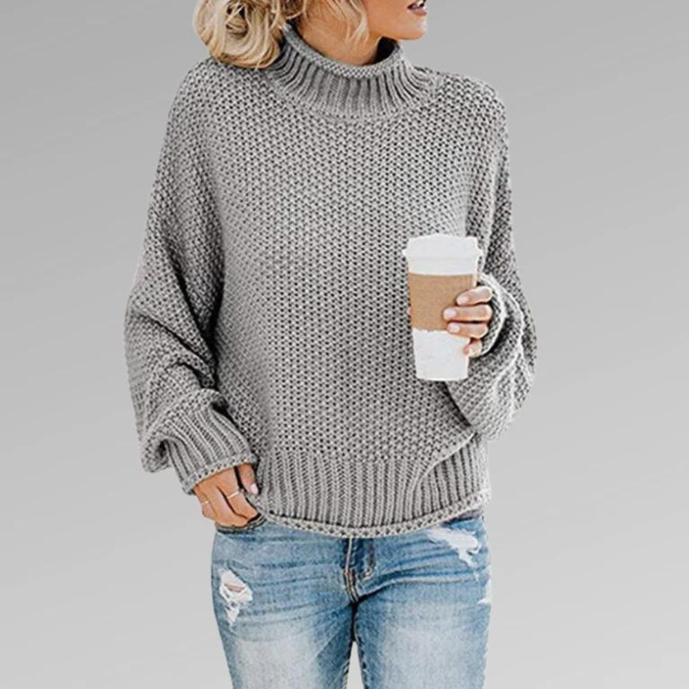Street Wave Knit Sweater For Women Cozy Everyday Comfort With Relaxed Fit And Premium Knit