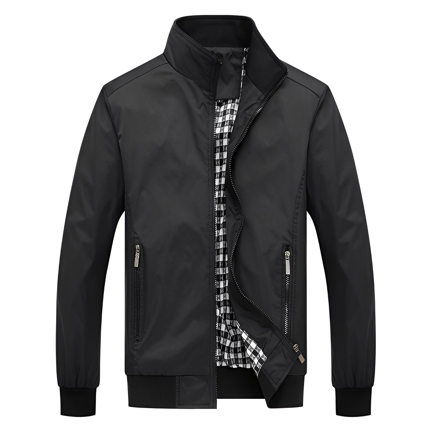 Street-Wave Mens Formal Windproof Jacket Lightweight Comfort And Modern Fit Water Resistant