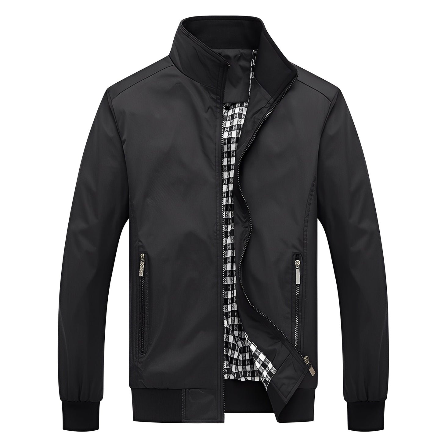 Street-wave Windproof Jacket For Men Lightweight Formal Fit Wind Resistant Outerwear
