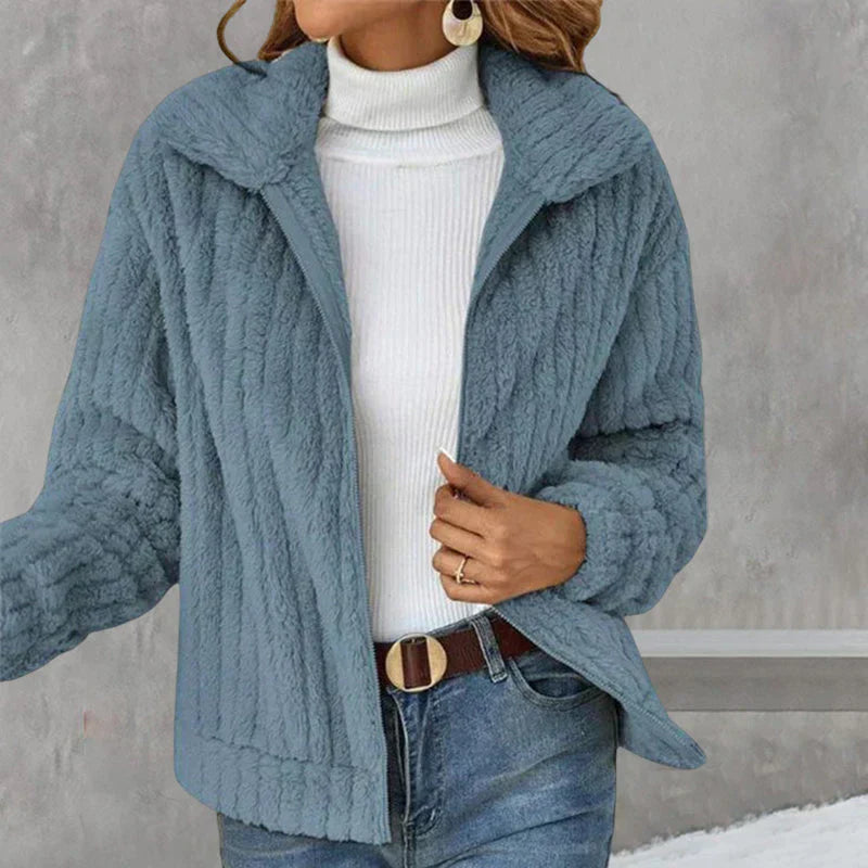 Street-wave Cropped Teddy Fleece Vest For Women Warm Cozy Soft Plush Outerwear For Cold Weather