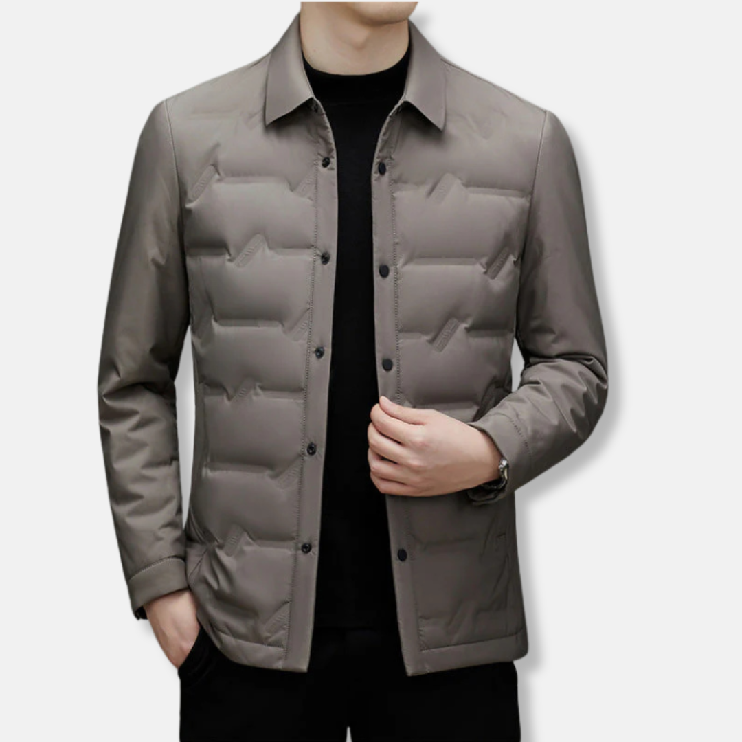 Street-Wave Men Down Jacket Slim Fit Water Resistant Warmth