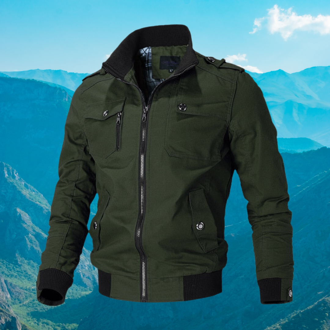 Bomber Jacket For Men Street-wave With Durable Zip And All Day Comfort Urban Streetwear Ready