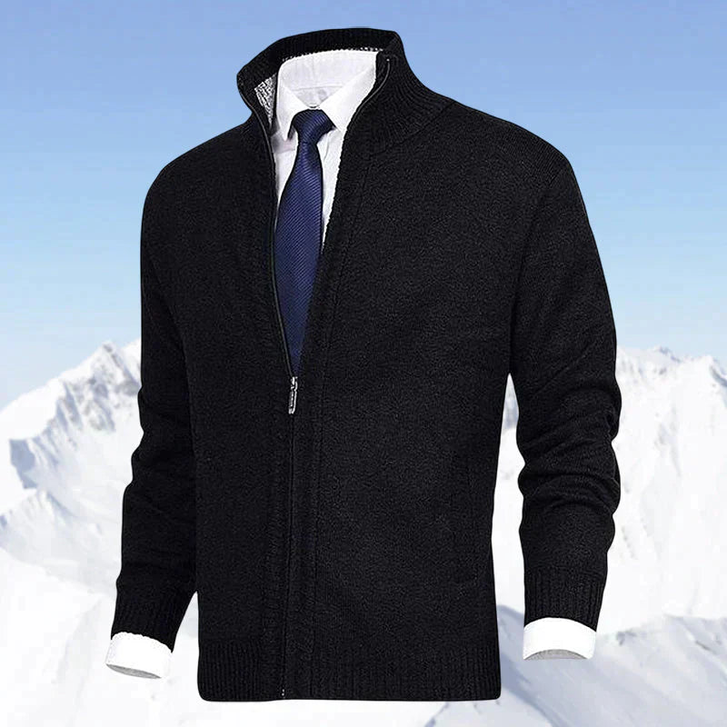 Street-wave Mens Zip Cardigan Premium Customizable Leisure Sweater For Modern Comfort And Style