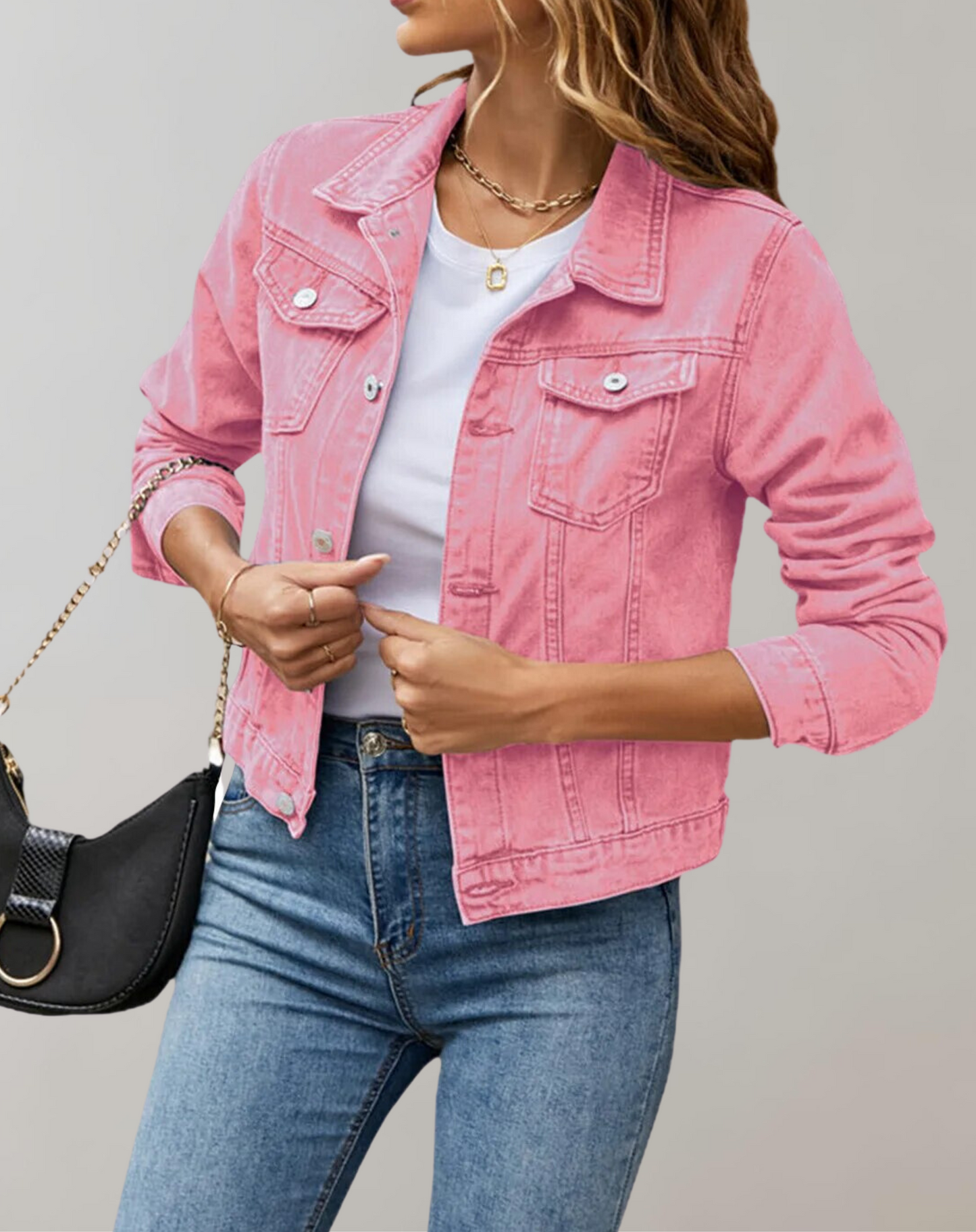 Street-wave Women's Long-Sleeve Casual Button-Down Blouse With Classic Collar For Everyday Chic