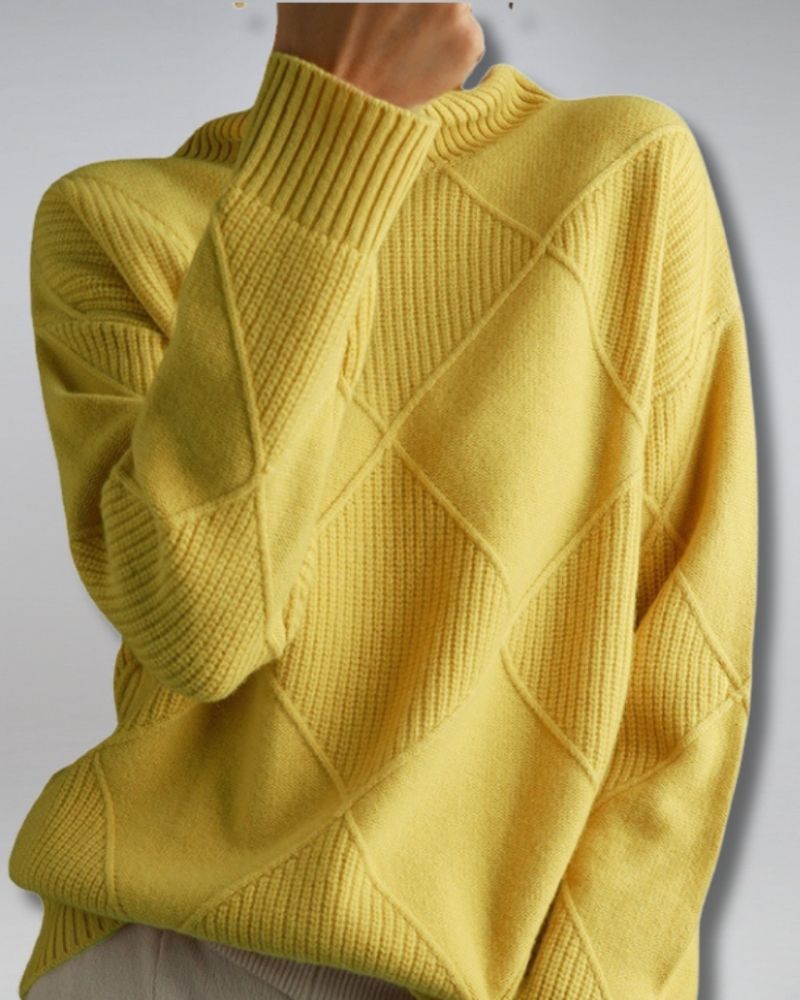 Street-Wave Womens Turtleneck Sweater Ultra Soft Knit For Everyday Elegance And All Day Comfort