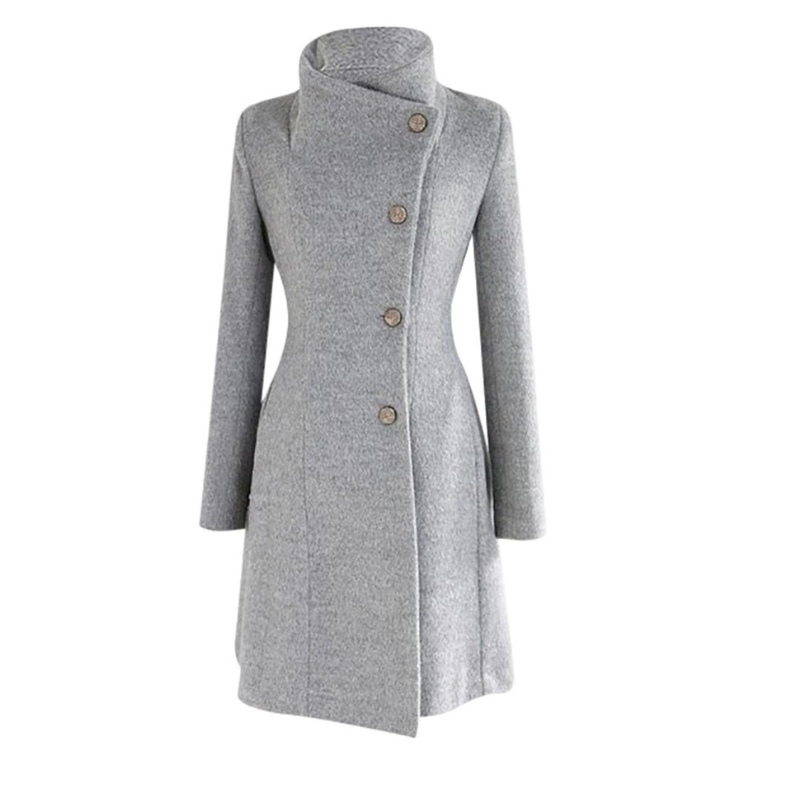 Street-wave Lova Women Wool Coat Timeless Warmth Belted Silhouette Elegant Winter Wardrobe
