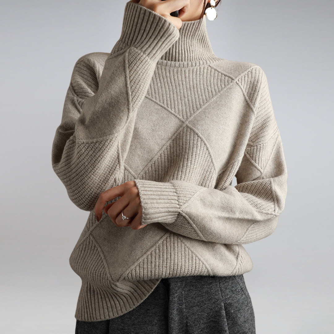 Street-Wave Oversized Rollneck Sweater For Women Luxurious Comfort Timeless Chic Classic